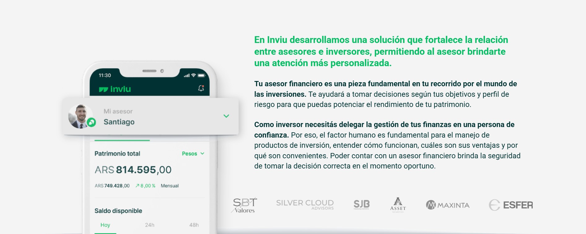 Inviu app mockup